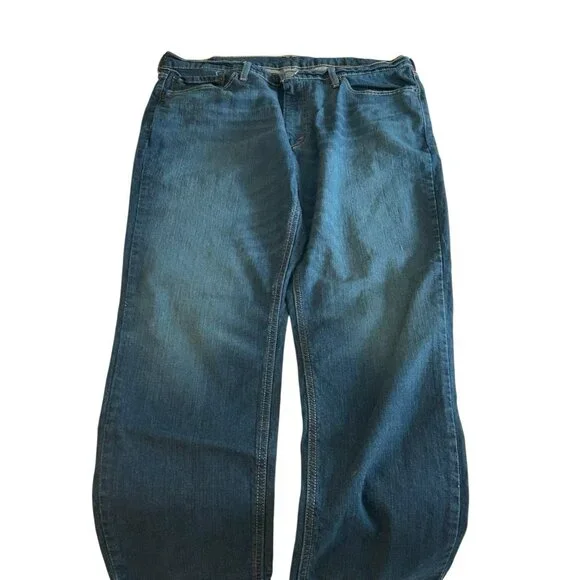 Men’s Levi's 541 Jeans 38x32 Blue Medium Wash Straight Leg Jeans - Picture 5 of 9